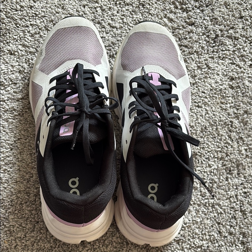 On Running Women's Purple and Black Running Shoes
